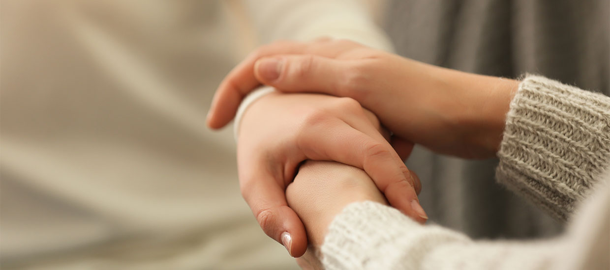 hands of young women